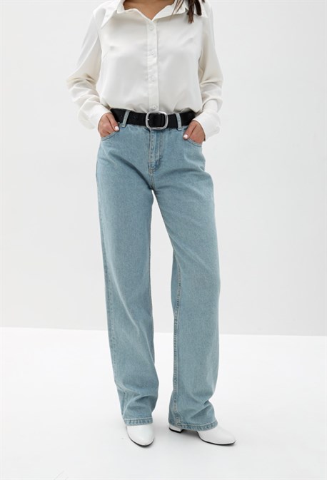 Джинсы прямые - фото 63660