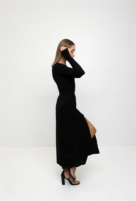 Юбка с разрезом - фото 63791