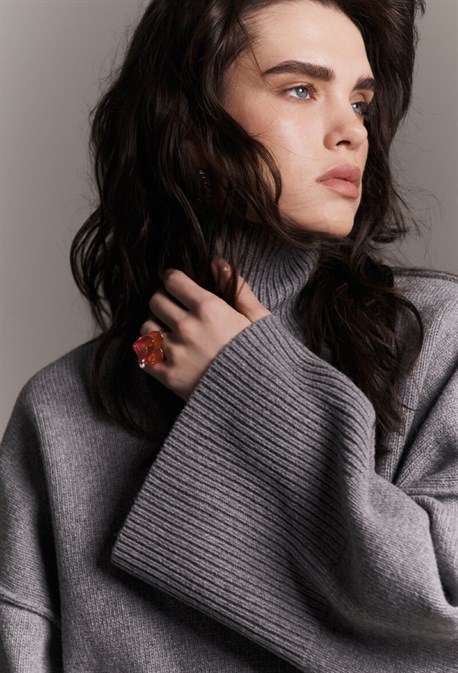 СВИТЕР ИЗ МЕРИНОСОВОЙ ШЕРСТИ - фото 63960