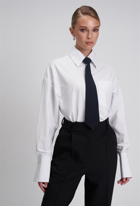 РУБАШКА ИЗ ХЛОПКА - фото 64010