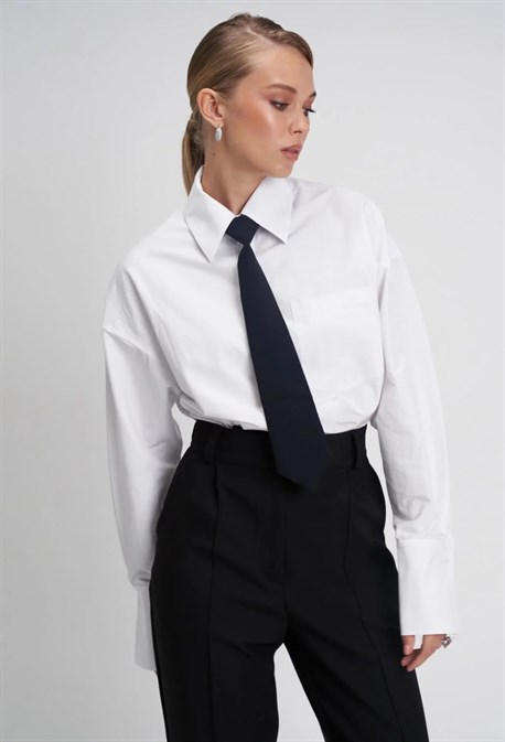 РУБАШКА ИЗ ХЛОПКА - фото 64012