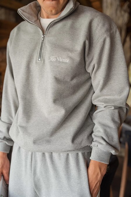 СВИТШОТ НА МОЛНИИ MELANGE - фото 64116