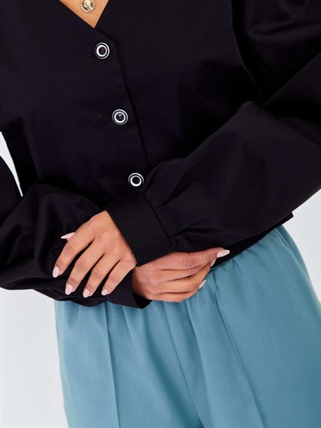 Жакет укороченный - фото 64202 Жакет укороченный - фото 64202