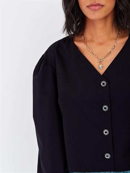 Жакет укороченный - фото 64203 Жакет укороченный - фото 64203