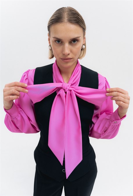 Блуза с завязками CREAMY DREAM - фото 64278