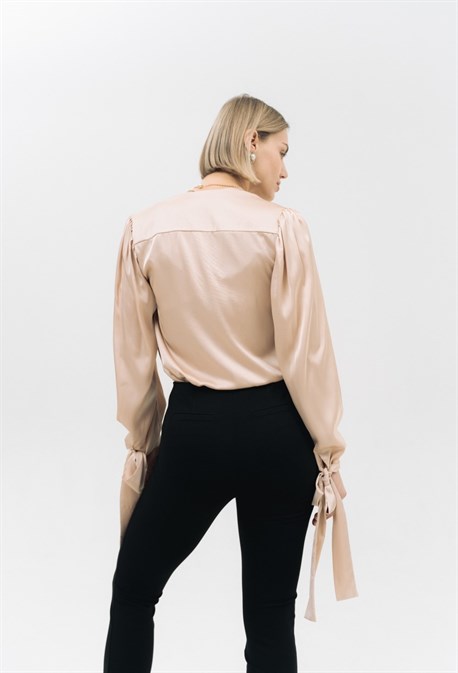 Блуза с завязками CREAMY DREAM - фото 64280