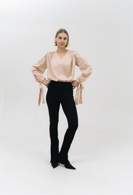 Блуза с завязками CREAMY DREAM - фото 64281