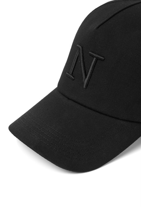 Бейсболка с высоким лобником BLACK - фото 65384