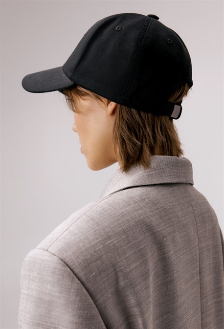 Бейсболка с высоким лобником BLACK - фото 65387