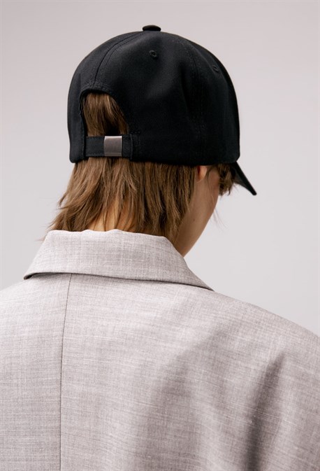 Бейсболка с высоким лобником BLACK - фото 65388