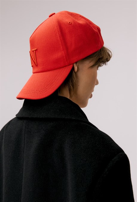 Бейсболка с высоким лобником RED - фото 65400