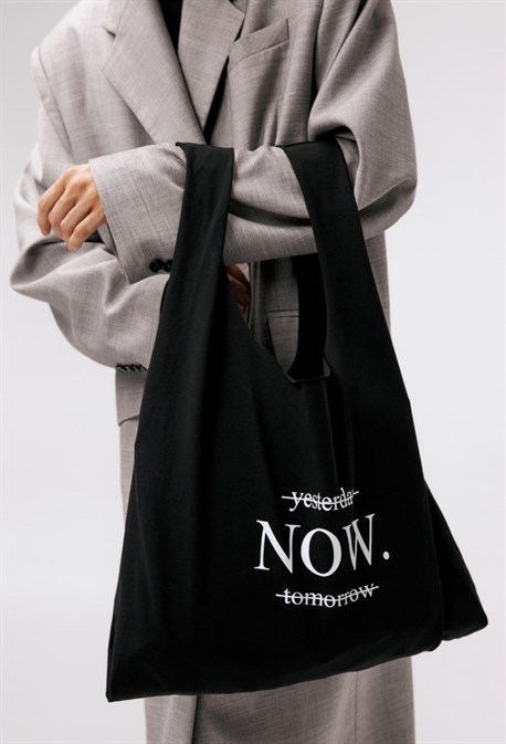 Пакет-шоппер из кулирки NOW - фото 65411