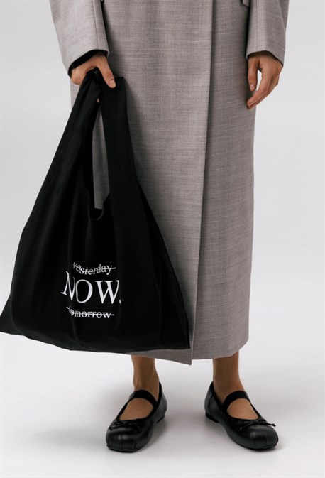 Пакет-шоппер из кулирки NOW - фото 65413