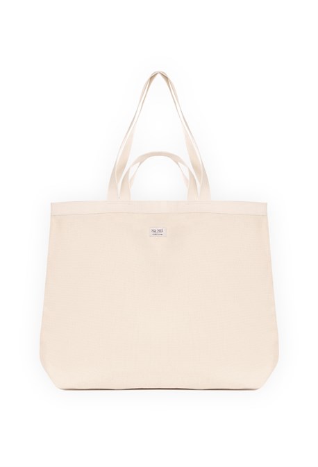 Сумка-шоппер large с окантовкой в тон - фото 65420