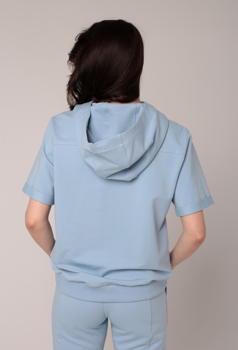 Худи из футера двухнитки "BE BRIGHTER" - фото 67624