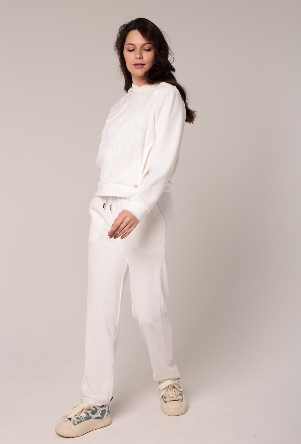 Брюки велюровые "BE BRIGHTER" - фото 67637