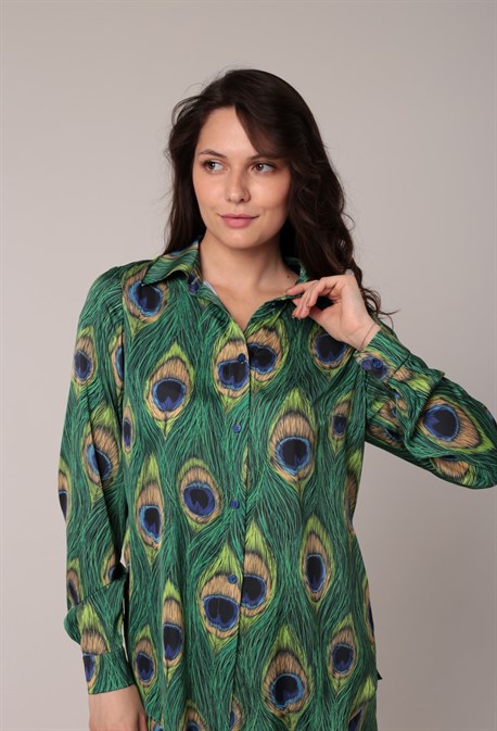 Рубашка ПРИНТ - фото 67648