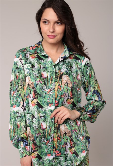 Рубашка ПРИНТ - фото 67656