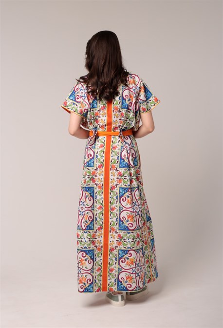 Платье с защипами на талии - фото 67750