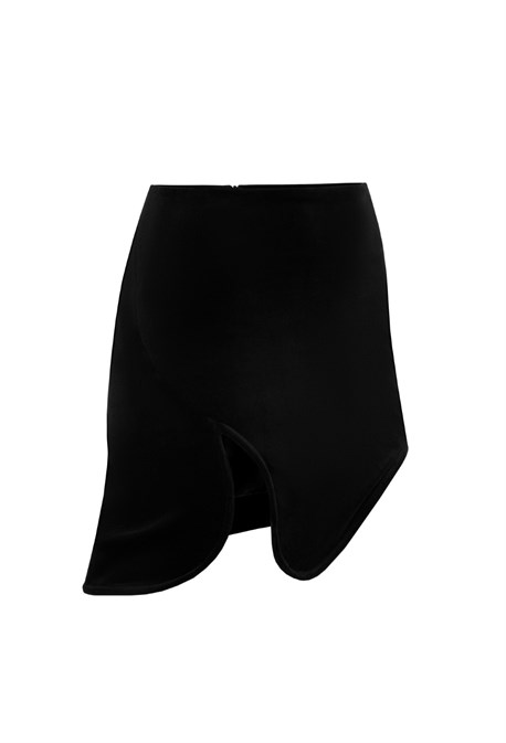 Юбка бархатная "Волна" - фото 67950