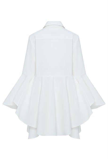 Рубашка с воланами - фото 67956