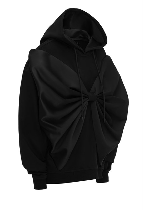 Худи с чёрным бантом - фото 67958