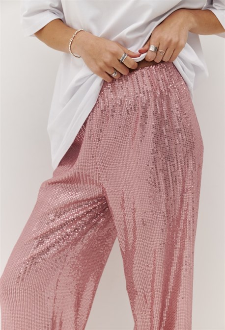 Брюки из пайеток - фото 70007