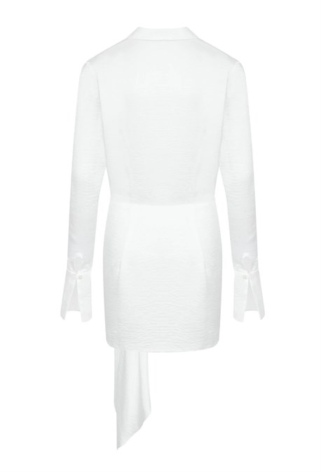 Платье-рубашка с завязками Tie - фото 70276