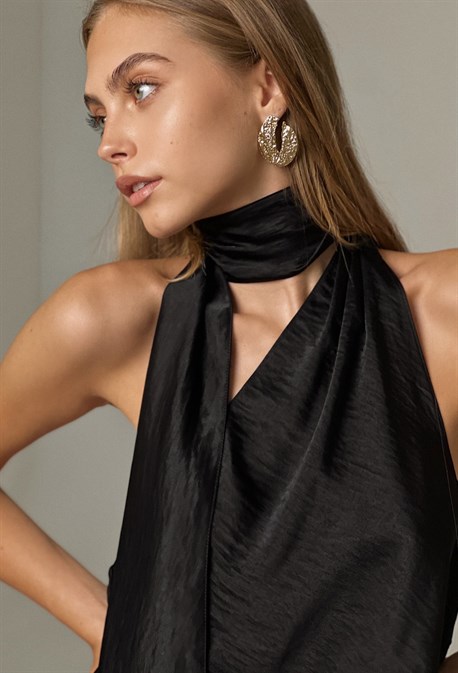 Блуза  с шарфом Bow Tie - фото 70280