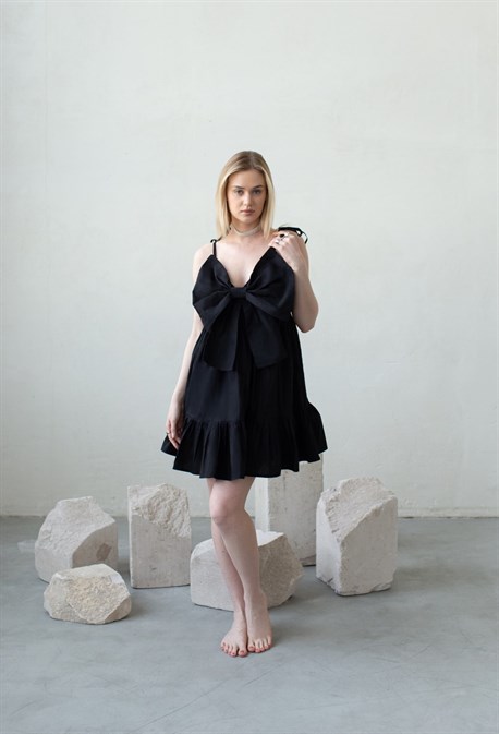 Платье с бантом Summer - фото 70342