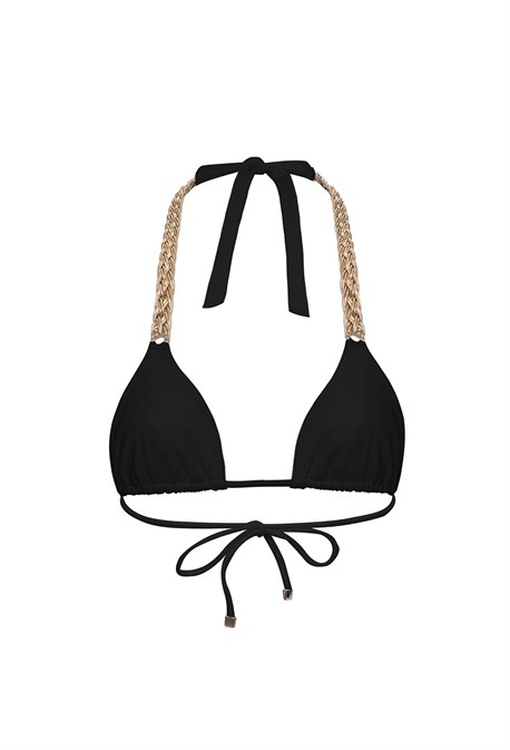 Топ купальный VENERA black + gold - фото 70651