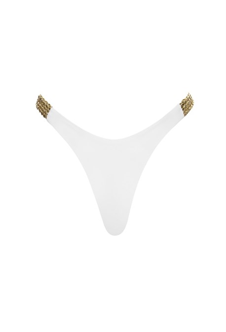 Плавки NIKA white + gold - фото 70664