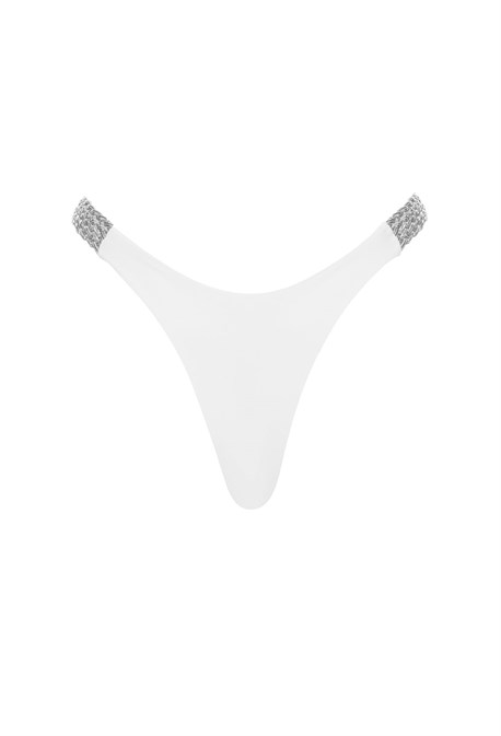 Плавки NIKA white + silver - фото 70668