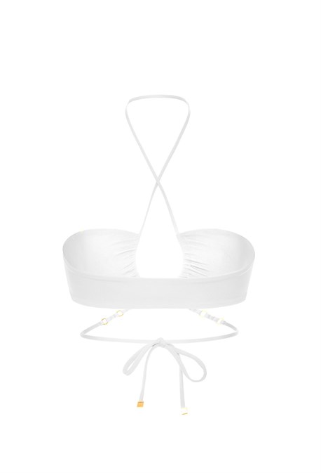 Бандо SELENA white + gold - фото 70719