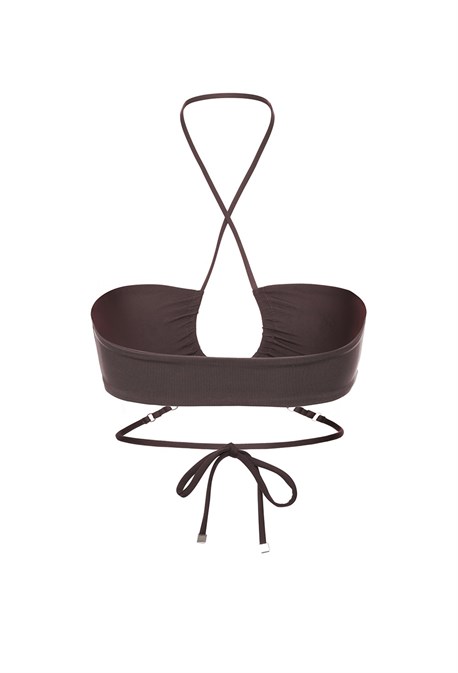 Бандо SELENA chocolate + gold - фото 70727