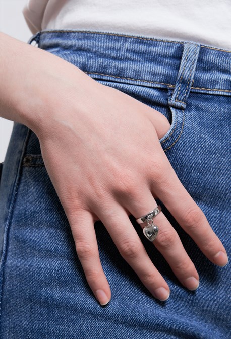 Кольцо с сердечком - фото 70999