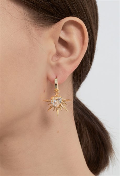 Серьги Бьется сердце - фото 71037