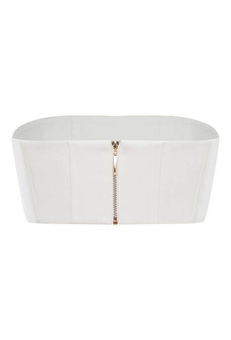 Топ-бандо из костюмной ткани - фото 71122