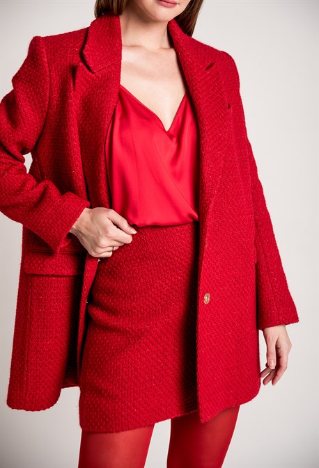 Юбка-мини из твида - фото 71145