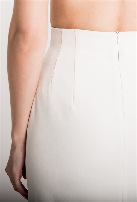 Юбка узкая макси с разрезом - фото 71346