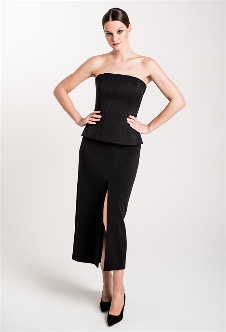 Корсет из костюмной ткани - фото 71466