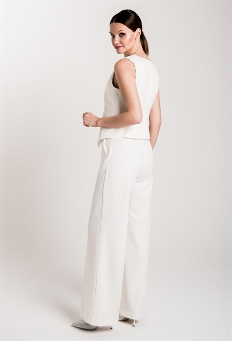 Жилет из костюмной ткани - фото 71474