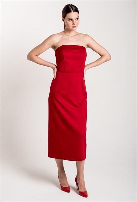 Платье-бандо миди - фото 71505