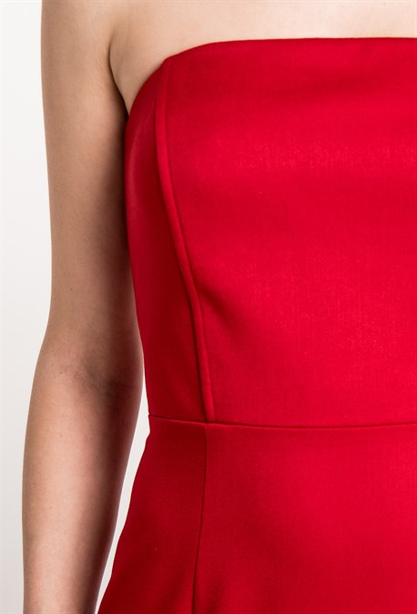 Платье-бандо миди - фото 71508