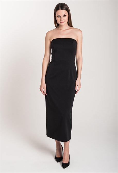 Платье-бандо миди - фото 71511