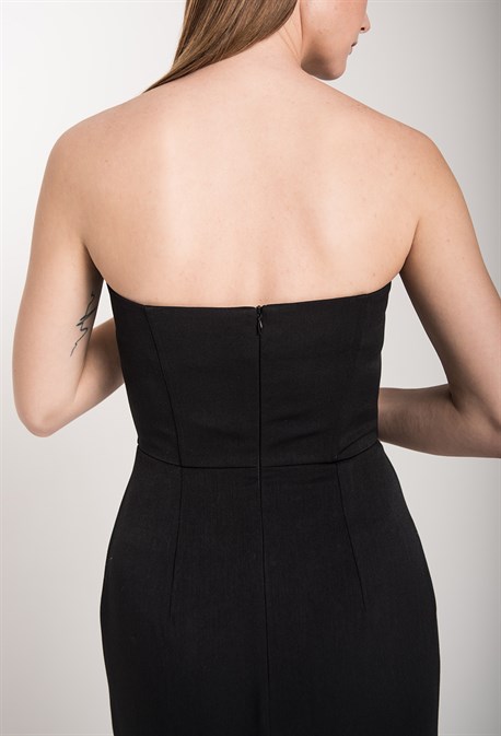 Платье-бандо миди - фото 71515