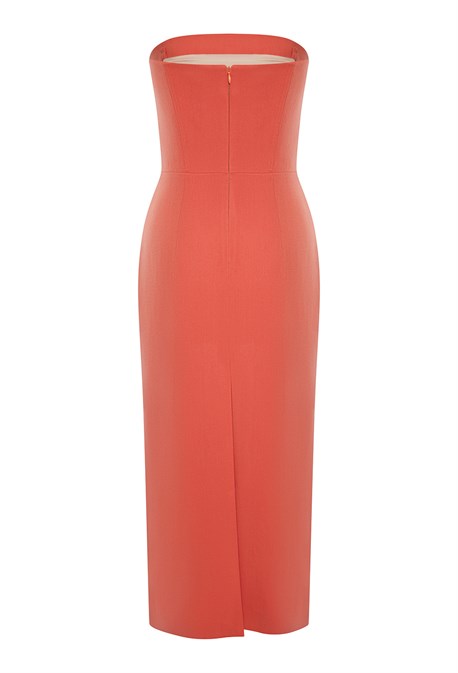 Платье-бандо миди - фото 71517