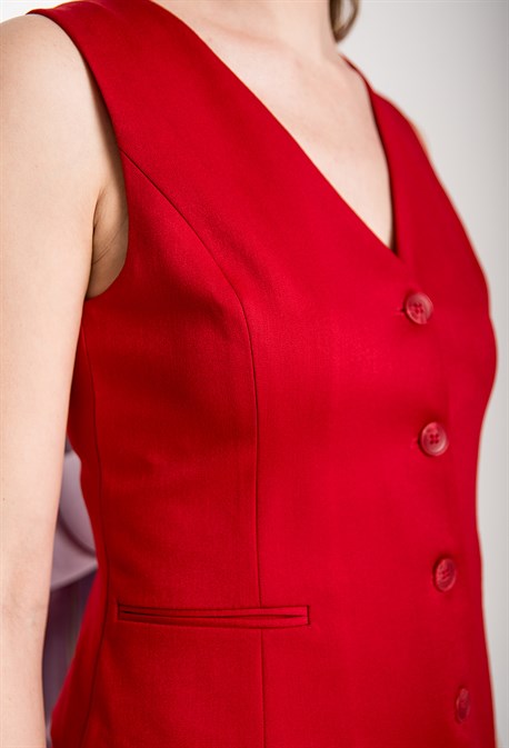 Жилет из костюмной ткани - фото 71530 Жилет из костюмной ткани - фото 71530