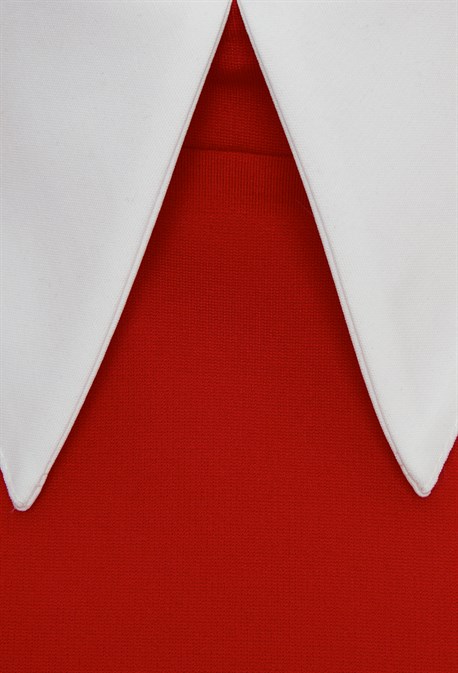 Платье макси с воротничком - фото 71554