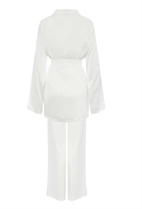 Шелковый костюм - фото 72091